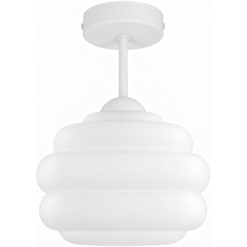 BRILAGI - LED felületre szerelhető csillár RETRO GLASS 1xE27/60W/230V átm. 20 cm fehér