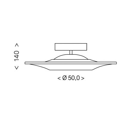 Brilagi - LED felületre szerelhető csillár VERANO LED/38W/230V