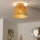 Brilagi - LED felületre szerelhető mennyezeti csillár CERIA BOHO 1xE27/40W/230V átm. 28 cm barna/tölgy