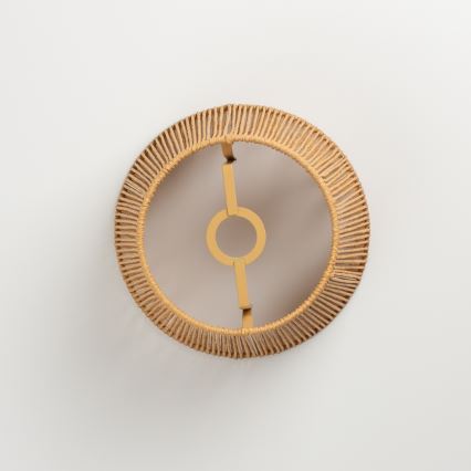 Brilagi - LED felületre szerelhető mennyezeti csillár CERIA BOHO 1xE27/40W/230V átm. 28 cm barna/tölgy