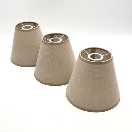 Brilagi - LED Plafonra szerelhető csillár ANTHONY 3xE14/40W/230V tölgy/dió/bézs