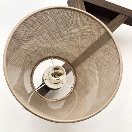 Brilagi - LED Plafonra szerelhető csillár ANTHONY 3xE14/40W/230V tölgy/dió/bézs