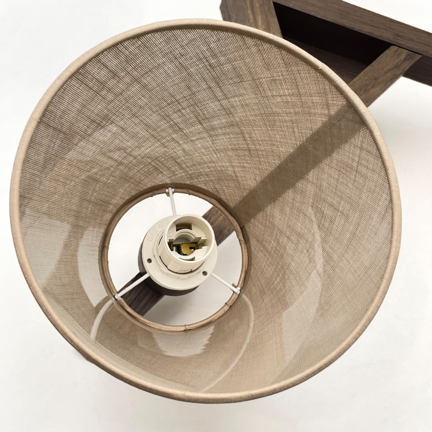 Brilagi - LED Plafonra szerelhető csillár ANTHONY 3xE14/40W/230V tölgy/dió/bézs