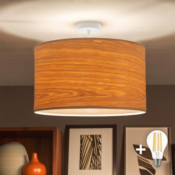 Brilagi - LED felületre szerelt csillár CERIA 1xE27/60W/230V átm. 45 cm fehér/bézs