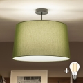 Brilagi - LED felületre szerelt csillár CERIA 1xE27/60W/230V átm. 45 cm fekete/zöld