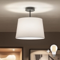 Brilagi - LED felületre szerelt csillár CERIA 1xE27/60W/230V Ø 30 cm fekete/fehér