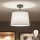 Brilagi - LED felületre szerelt csillár CERIA 1xE27/60W/230V Ø 30 cm fekete/fehér