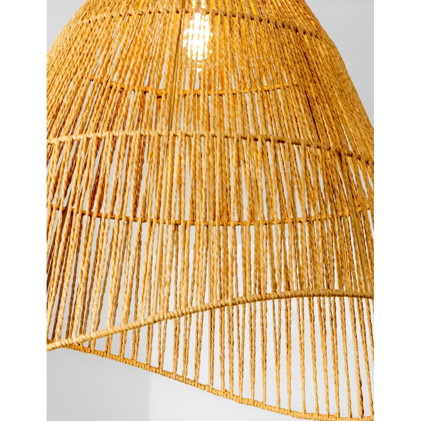 Brilagi - LED felületre szerelt csillár CERIA BOHO 1x E27/40W/230V, átmérő 70 cm, barna