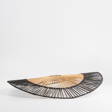 Brilagi - LED felületre szerelhető csillár CERIA BOHO 1xE27/40W/230V átm. 50 cm fekete/barna/tölgy