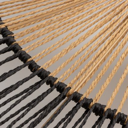 Brilagi - LED felületre szerelhető csillár CERIA BOHO 1xE27/40W/230V átm. 50 cm fekete/barna/tölgy