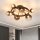 Brilagi - LED felületre szerelt csillár MILLA 10xG9/3W/230V barna/füstös barna
