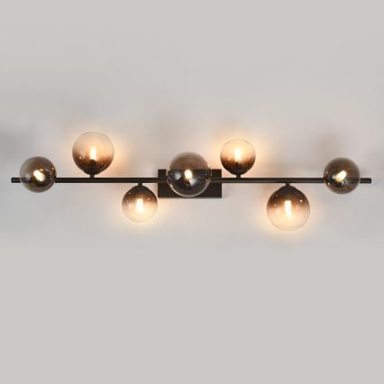 Brilagi - LED felületre szerelt csillár MILLA 7xG9/3W/230V barna/füstbarna