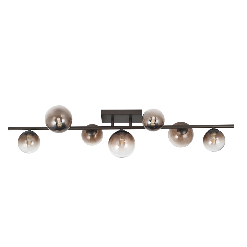 Brilagi - LED felületre szerelt csillár MILLA 7xG9/3W/230V barna/füstbarna