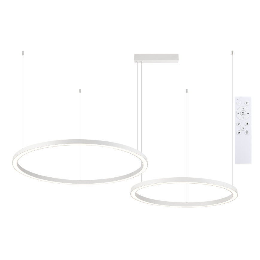 Brilagi - PORTOFINO LED fényerőszabályozható csillár kábelen LED/98W/230V 3000-6000K fehér + távirányító