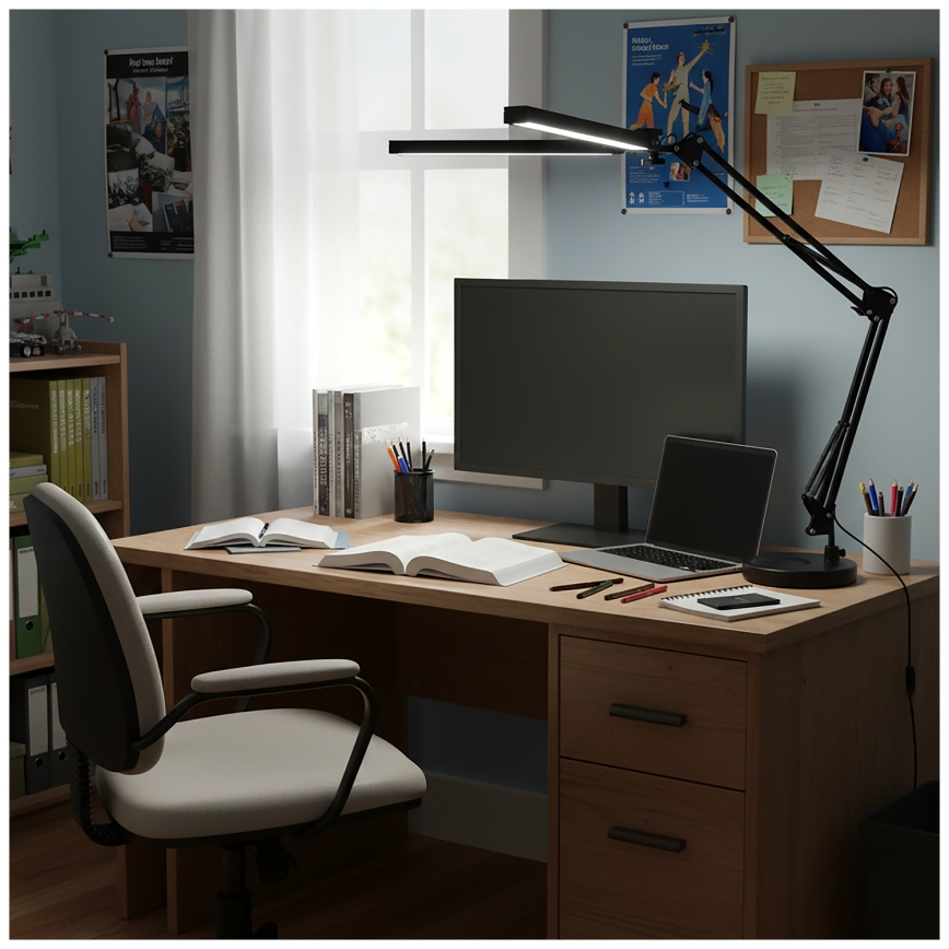 Brilagi - LED fényerőszabályozható asztali lámpa VARIO LED/15W/230V 3000-6000K fekete