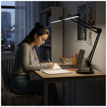 Brilagi - LED fényerőszabályozható asztali lámpa VARIO LED/15W/230V 3000-6000K fekete