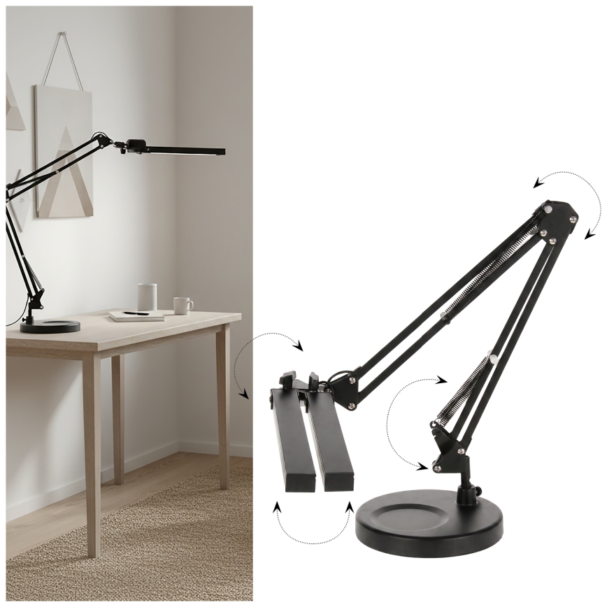 Brilagi - LED fényerőszabályozható asztali lámpa VARIO LED/15W/230V 3000-6000K fekete