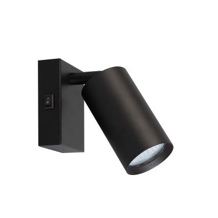 Brilagi - LED RGBW dimmelhető fali spotlámpa kapcsolóval SELE 1xGU10/4,8W/230V 3000K fekete + távirányító