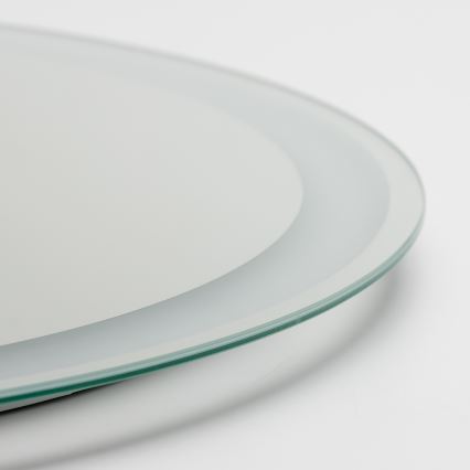 Brilagi - LED fürdőszobai fűthető tükör AVA ECO LED/11,5W/230V átm. 60 cm IP44 CRI 90 fényerőszabályozható + CCT