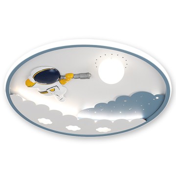 BRILAGI - LED fényerőszabályozható gyerekszobai mennyezeti lámpa ASTRO LED/43W/230V 3000-6000K átm. 49 cm + távirányító