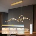 Brilagi - LED fényerőszabályozható kábelen függesztett csillár SIGNATURE LED/55W/230V 3000-6000K 120x23 cm arany + távirányító