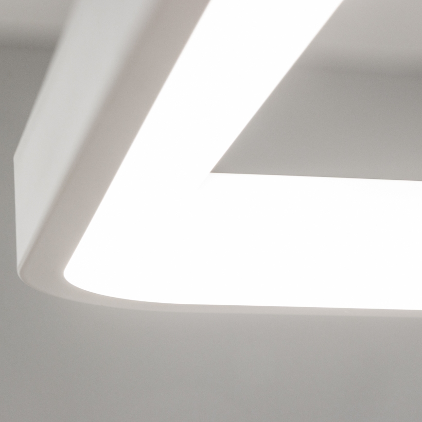Brilagi - LED dimmelhető kábeles csillár FALCON SLIM LED/50W/230V 3000-6500K 50x50 cm fehér + távirányító