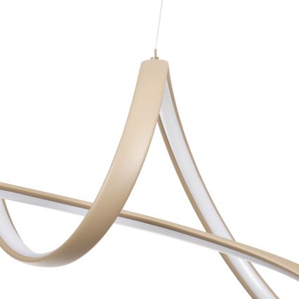 Brilagi - TWISTER LED fényerőszabályozható kábeles függeszték LED/60W/230V 3000-6000K bézs + távirányító