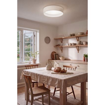 Brilagi - LED fényerőszabályozható mennyezeti lámpatest VELVET SMART VARI LED/36W/230V 3000-6500K átm. 55 cm fehér + távirányító