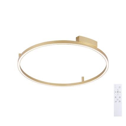 Brilagi - LED dimmelhető mennyezeti lámpatest PORTOFINO LED/60W/230V 3000-6000K átm. 80 cm aranyszínű + távirányító