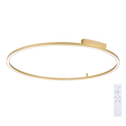Brilagi - PORTOFINO LED dimmelhető mennyezeti lámpatest, 85W/230V, 3000-6000K, Ø 120 cm, arany + távirányító