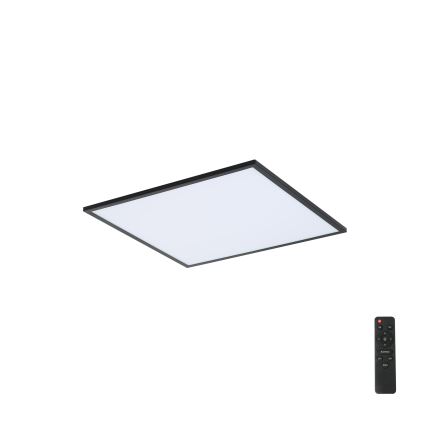 Brilagi - LED fényerőszabályozható mennyezeti lámpa SLIMFRAME LED/36W/230V 45x45 cm 3000-6000K fekete + távirányítóval