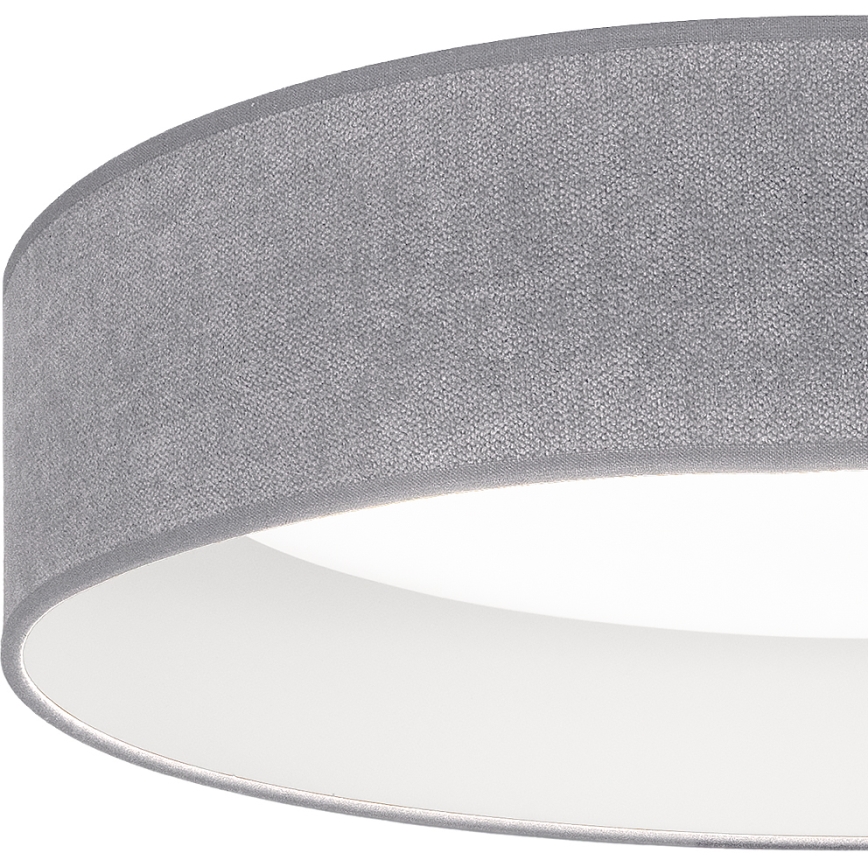 Brilagi - VELVET SMART VARI fényerőszabályozható LED mennyezeti lámpa LED/24W/230V 3000-6500K átm. 45 cm szürke + távirányító