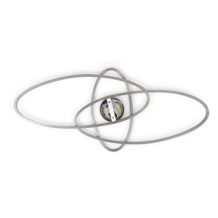 BRILAGI - LED fényerőszabályozható mennyezeti lámpa APOLLO LED/58W/230V 3000-6500K 43,2x101,2 cm matt króm + távirányító