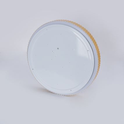 Brilagi - CORVO LED dimmelhető mennyezeti lámpa LED/72W/230V 3000-6000K fa dekor, átm. 50 cm + távirányítóval