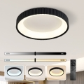 Brilagi - LED fényerőszabályozható mennyezeti lámpa FALCON MODERN LED/54W/230V 3000-6500K átm. 60 cm fekete + távirányító
