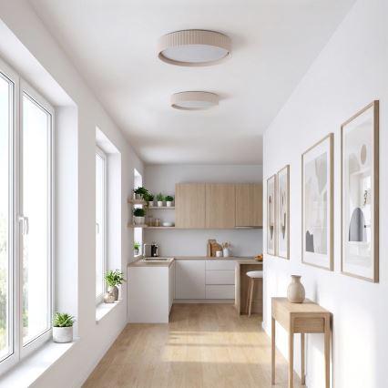 Brilagi - LUCIA dimmelhető LED mennyezeti lámpa LED/48W/230V 3000-6500K, átmérő 41 cm, bézs + távirányító