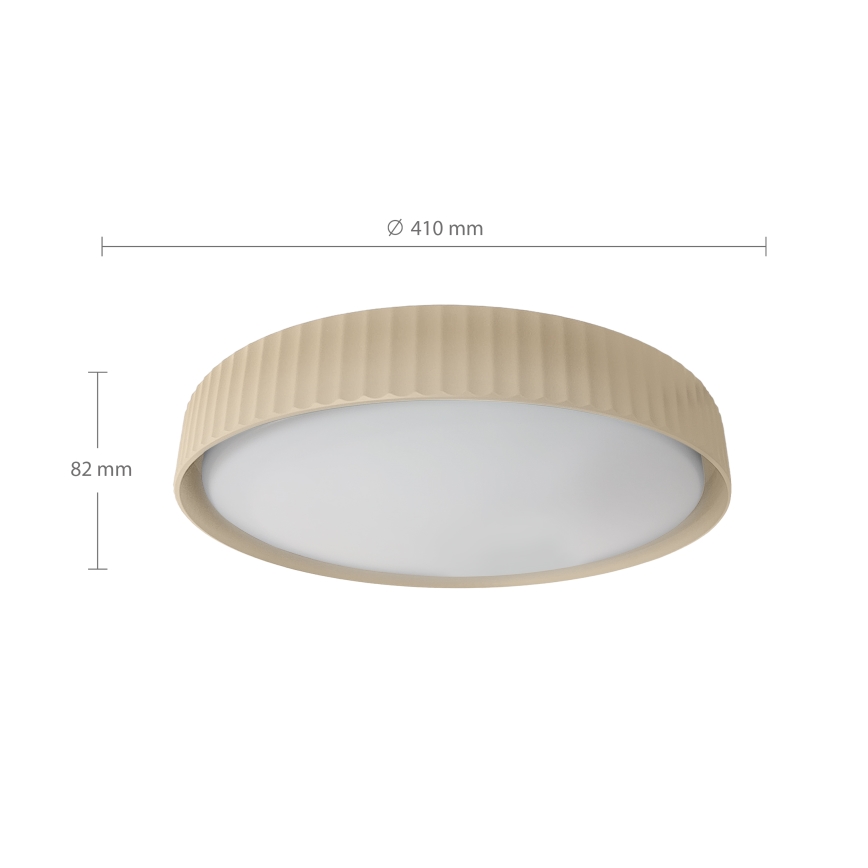 Brilagi - LUCIA dimmelhető LED mennyezeti lámpa LED/48W/230V 3000-6500K, átmérő 41 cm, bézs + távirányító