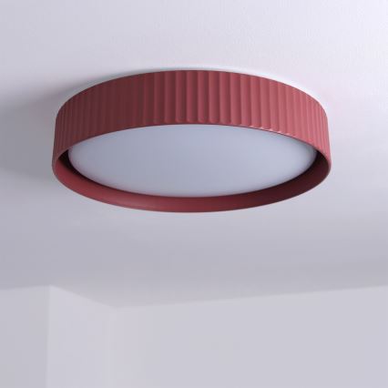 Brilagi - LED fényerőszabályozható mennyezeti lámpa LUCIA LED/48W/230V 3000-6500K átm. 41 cm piros + távirányító