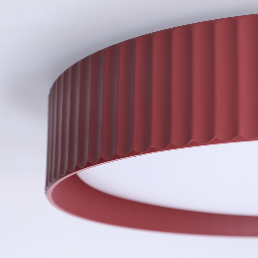 Brilagi - LED fényerőszabályozható mennyezeti lámpa LUCIA LED/48W/230V 3000-6500K átm. 41 cm piros + távirányító