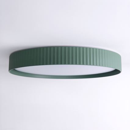 Brilagi - LED fényerőszabályozható mennyezeti lámpa LUCIA LED/60W/230V 3000-6500K átm. 59 cm zöld + távirányító