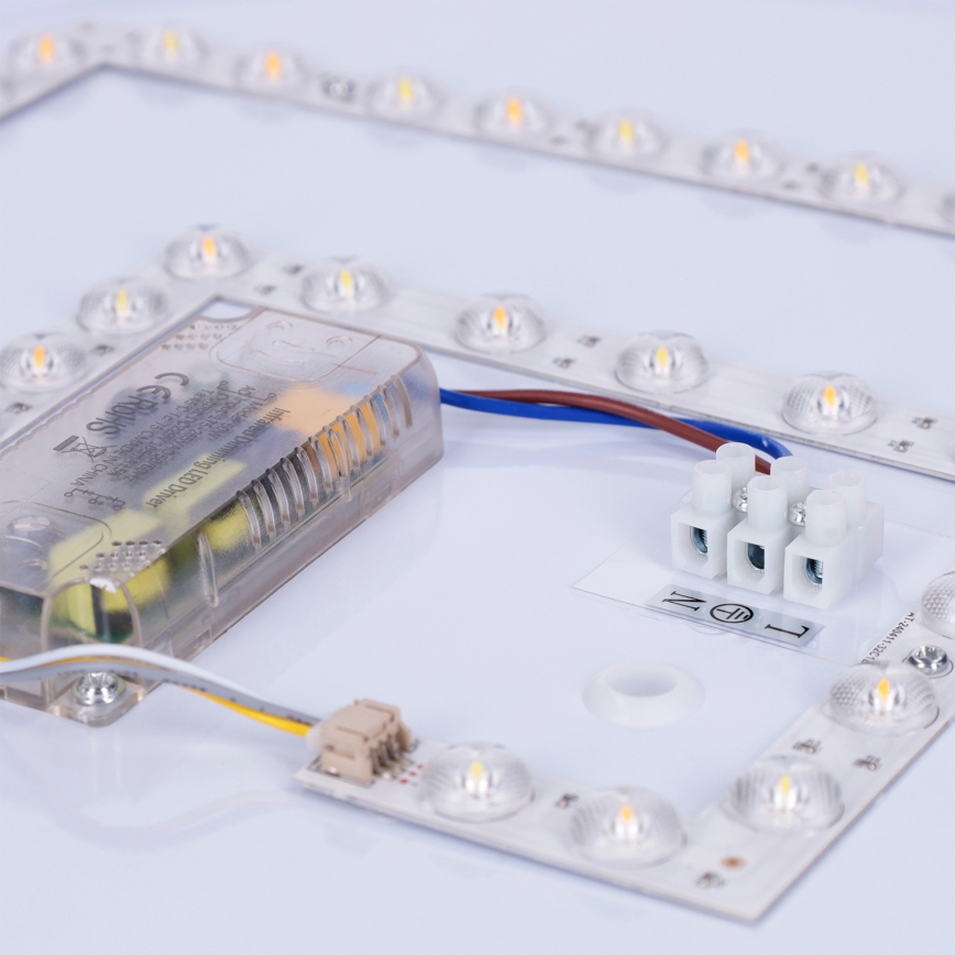 Brilagi - LED dimmelhető mennyezeti lámpa LUCIA LED/60W/230V 3000-6500K átm. 59 cm piros + távirányító