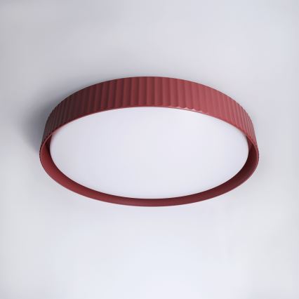 Brilagi - LED dimmelhető mennyezeti lámpa LUCIA LED/60W/230V 3000-6500K átm. 59 cm piros + távirányító