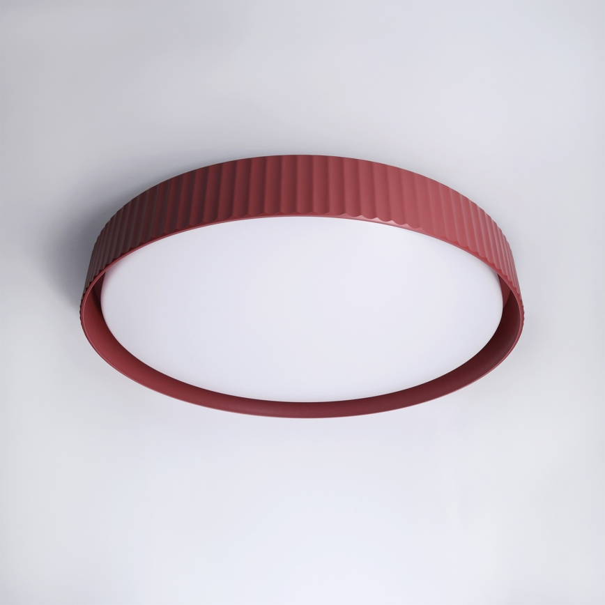 Brilagi - LED dimmelhető mennyezeti lámpa LUCIA LED/60W/230V 3000-6500K átm. 59 cm piros + távirányító