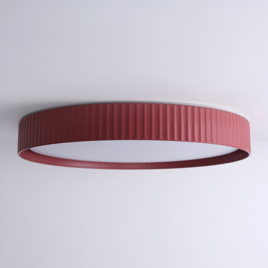 Brilagi - LED dimmelhető mennyezeti lámpa LUCIA LED/60W/230V 3000-6500K átm. 59 cm piros + távirányító