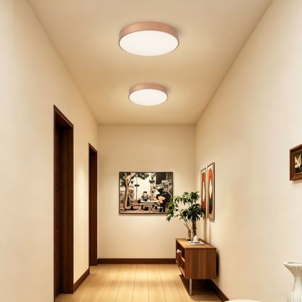 Brilagi - Dimmelhető POOL LED mennyezeti lámpa LED/48W/230V 3000–6000K átm. 40 cm bronz + távirányítóval