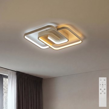 BRILAGI - LED Fényerőszabályozható mennyezeti lámpa VELO LED/64W/230V 3000-6500K 48x48 cm bézs + távirányító