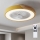 Brilagi - LED fényerőszabályozható mennyezeti lámpa ventilátorral LED/38W/230V 3000–6500K Ø50 cm arany/tölgy + távirányító