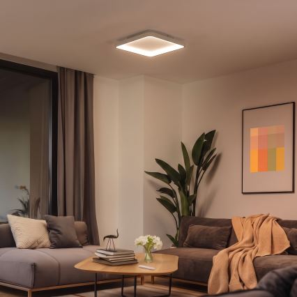 BRILAGI - Fényerőszabályozható mennyezeti LED világítótest FALCON SLIM LED/50W/230V 3000-6500K 50x50 cm fehér/bézs + távirányító