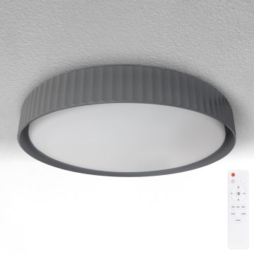 Brilagi - LED fényerőszabályozható mennyezeti lámpatest LUCIA LED/48W/230V 3000-6500K átm. 41 cm szürke + távirányító