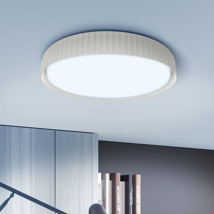Brilagi - LED fényerőszabályozható mennyezeti lámpa LUCIA LED/48W/230V 3000-6500K átm. 41 cm fehér + távirányító